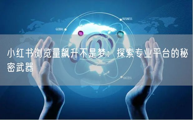 小红书浏览量飙升不是梦：探索专业平台的秘密武器