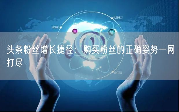 头条粉丝增长捷径：购买粉丝的正确姿势一网打尽