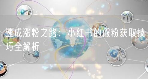 速成涨粉之路：小红书的假粉获取技巧全解析